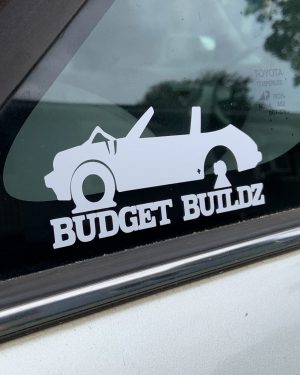 Budget Buildz Porsche Decal