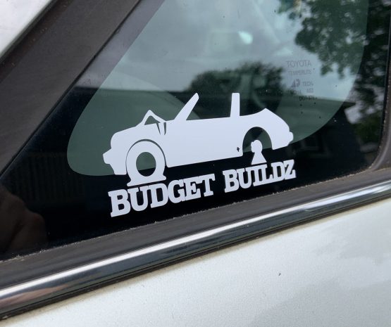 Budget Buildz Porsche Decal